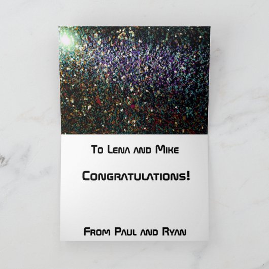 宇宙 カード (内部)