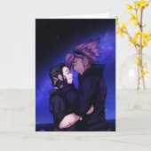 宇宙 カード (黄色い花)