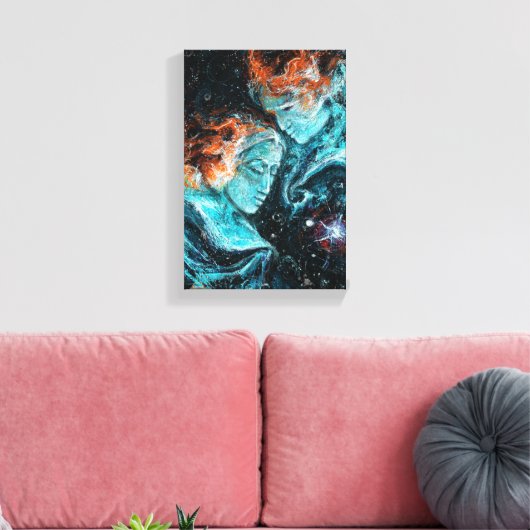 宇宙 キャンバスプリント (インサイチュ (リビング))