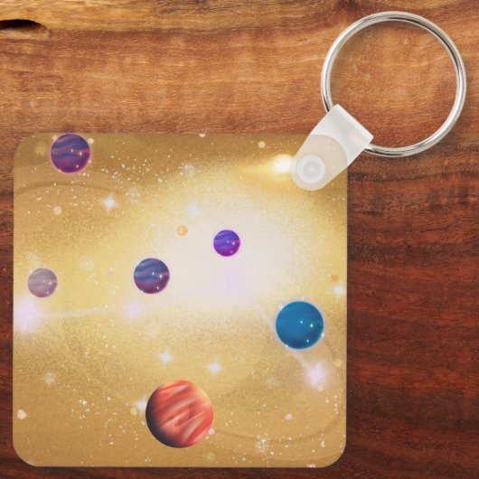 宇宙 キーホルダー (裏面)
