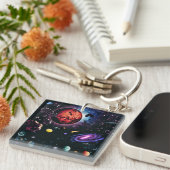 宇宙 キーホルダー (正面右)