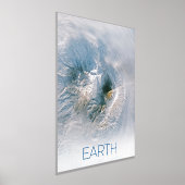 宇宙、コスモス、太陽系、地球 箔ポスター (レイダウン)