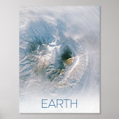 宇宙、コスモス、太陽系、地球 箔ポスター (正面)