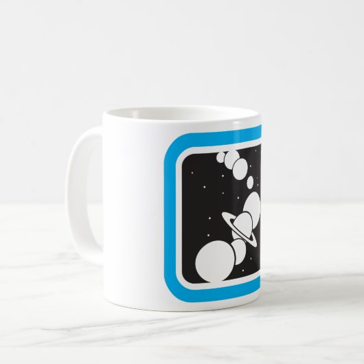 宇宙 コーヒーマグカップ (正面左)