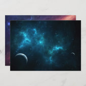 宇宙 サンキューカード (正面/裏面)