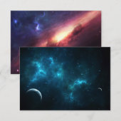 宇宙 サンキューカード (正面/裏面)