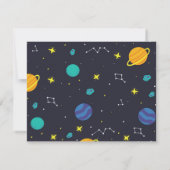 宇宙  サンキュー ノートカード (裏面)