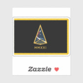 宇宙・システム・コマンドのフラグ シール (シート)