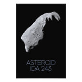 宇宙、システ太陽のム、小惑星帯、IDA 243 フォトプリント (正面)