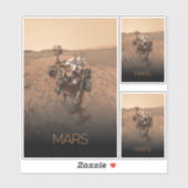 宇宙、システ太陽のム、惑星火星、好奇心 シール (シート)