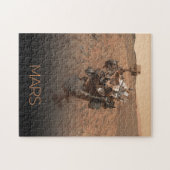 宇宙、システ太陽のム、惑星火星、好奇心 ジグソーパズル (横)