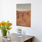 宇宙、システ太陽のム、惑星火星、好奇心 箔ポスター (レイダウン (キッチン))