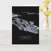 宇宙、システ太陽のム、矮星セレス カード (黄色い花)
