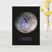 宇宙、システ太陽のム、矮星セレス カード (黄色い花)