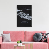 宇宙、システ太陽のム、矮星セレス キャンバスプリント (インサイチュ (リビング))