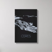 宇宙、システ太陽のム、矮星セレス キャンバスプリント (正面)