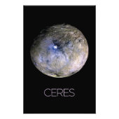 宇宙、システ太陽のム、矮星セレス フォトプリント            (正面)