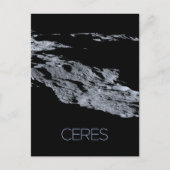 宇宙、システ太陽のム、矮星セレス ポストカード (正面)