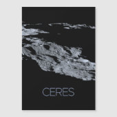 宇宙、システ太陽のム、矮星セレス マグネット招待状 (正面)
