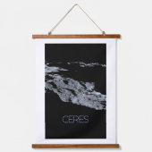 宇宙、システ太陽のム、矮星セレス 吊り下げ型タペストリー (正面)