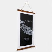 宇宙、システ太陽のム、矮星セレス 吊り下げ型タペストリー (傾斜あり)