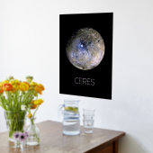 宇宙、システ太陽のム、矮星セレス 箔ポスター (レイダウン (キッチン))
