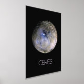 宇宙、システ太陽のム、矮星セレス 箔ポスター (レイダウン)