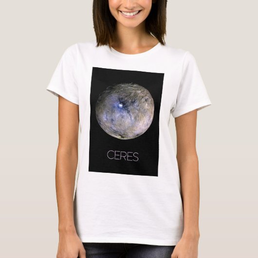 宇宙、システ太陽のム、矮星セレス Tシャツ (正面)