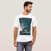 宇宙、システ太陽のム、10年の好奇心 Tシャツ (正面フル)
