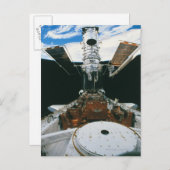 宇宙・シャトルの宇宙飛行士 ポストカード (正面/裏面)