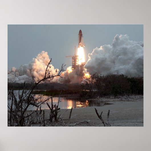 宇宙・シャトル検出(STS-51D)の発表 ポスター (正面)