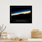 宇宙・シャトル・エンデバーから見た日の出 ポスター (キッチン)