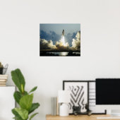宇宙・シャトル・エンデバーの立ち上げ(STS-49) ポスター (ホームオフィス)