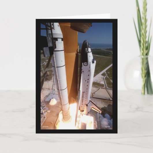 宇宙・シャトル「エンデバー」の爆破 カード (正面)