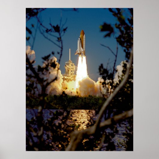 宇宙・シャトル・エンデバー(STS-99)の開始 ポスター (正面)
