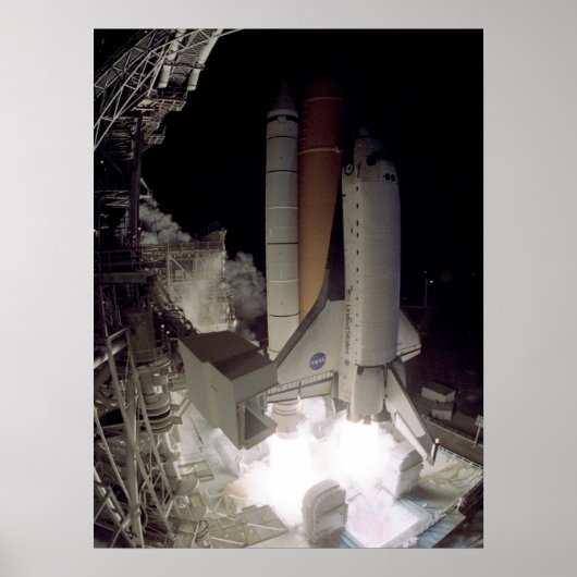 宇宙・シャトル・コロンビア号(STS-109)の発売 ポスター (正面)