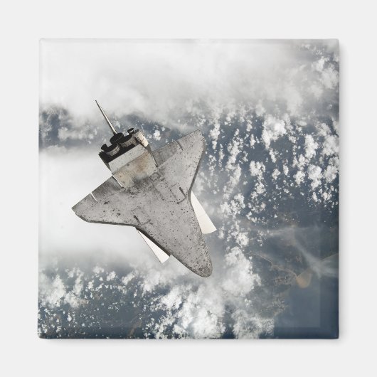 宇宙・シャトル・ディスカバリーの下面 マグネット (正面)