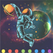 宇宙 シール (正面)