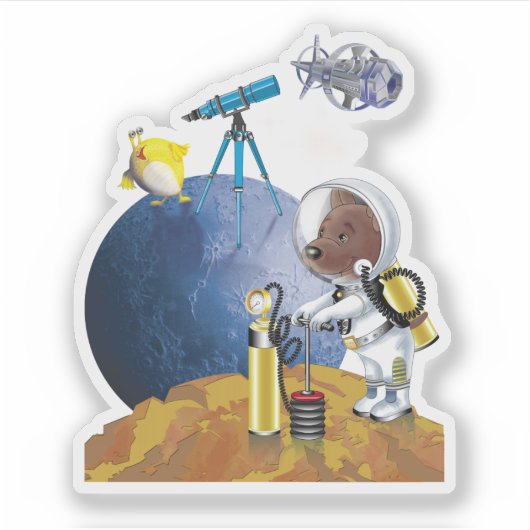 宇宙 シール (正面)