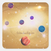 宇宙 スクエアシール (正面)