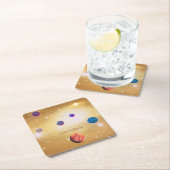 宇宙 スクエアペーパーコースター (インサイチュ)