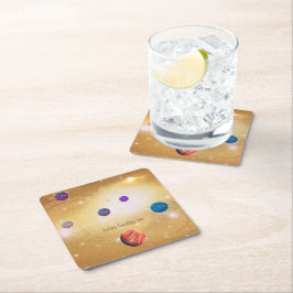 宇宙 スクエアペーパーコースター