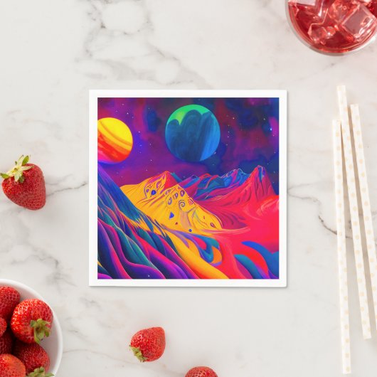 宇宙 スタンダードカクテルナプキン (インサイチュ)