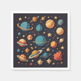 宇宙 スタンダードカクテルナプキン