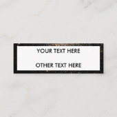 宇宙&スターズソーシャルメディア銀河系インスタグラム スキニー名刺 (裏面)