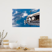 宇宙・ステーションの国際的アップグレード ポスター (キッチン)