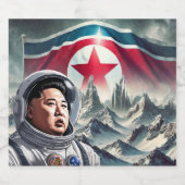 宇宙 スパークリングワインラベル (シングルラベル)