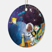 宇宙 セラミックオーナメント (左)