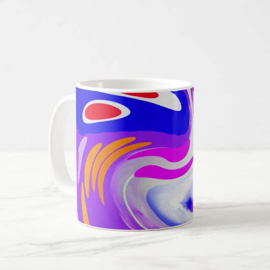 宇宙・タイムトラベルアート コーヒーマグカップ (正面左)