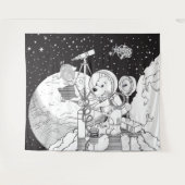 宇宙 タペストリー (正面(横))